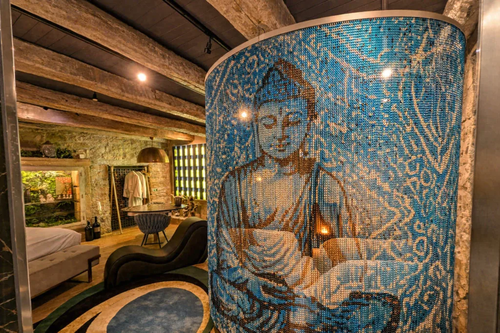 rideau maille suite samadhi spa carnac